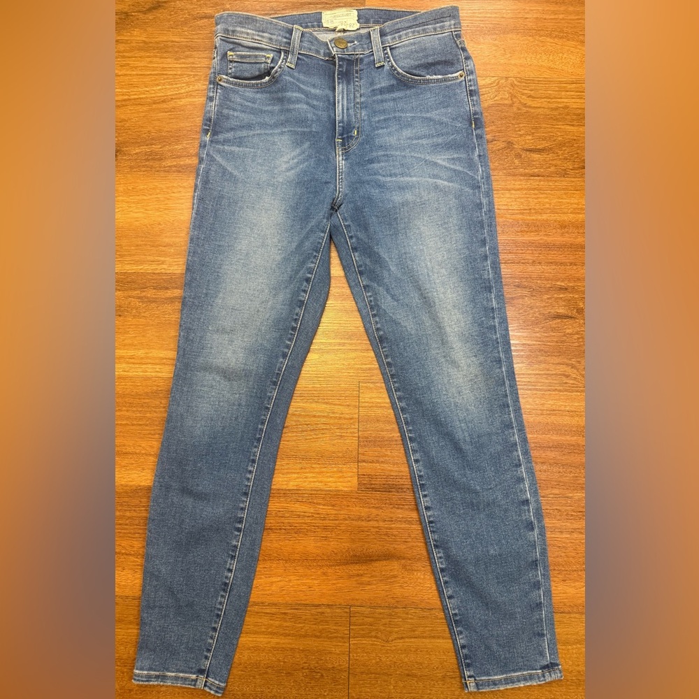 Current/Elliott The Super High-waist Stiletto Jeans